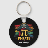 私のPiデーは海賊の数学冒険 キーホルダー (正面)