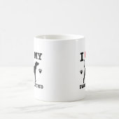 私のplott猟犬を愛して下さい コーヒーマグカップ (中央)