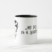 私のPOはSNITCHコーヒーマグだ マグカップ (中央)