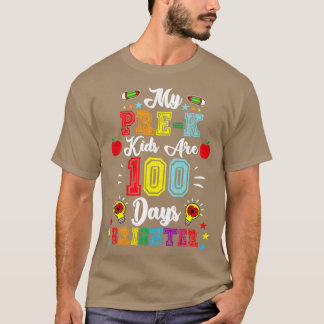 私のPreKキットは100日明るい先生またはスタッド Tシャツ