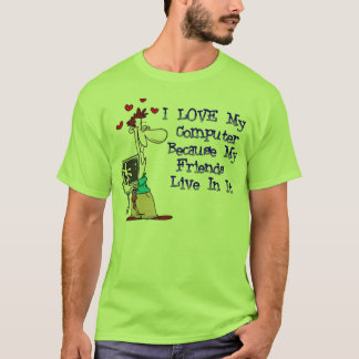 私のPuterを愛して下さい Tシャツ