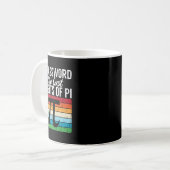 私のPwordはPi数学のPi日の最後の8桁であるVi コーヒーマグカップ (正面左)