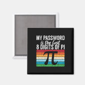 私のPwordはPi数学のPi日の最後の8桁であるVi マグネット (正面/裏面)