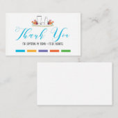 私のRFビジネスを支えるためにありがとう 名刺 (正面/裏面)