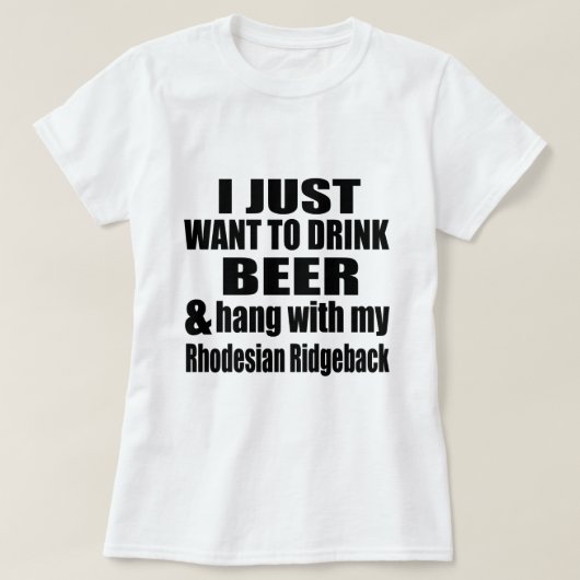 私のRhodesian Ridgebackのこつ Tシャツ (デザイン正面)
