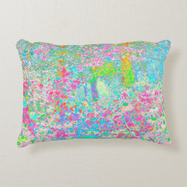 私のRubio Gardenでアクアとホットピンクの日の出 アクセントクッション