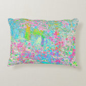 私のRubio Gardenでアクアとホットピンクの日の出 アクセントクッション (裏面)