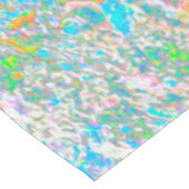 私のRubio Gardenでアクアとホットピンクの日の出 テーブルクロス (アングル)