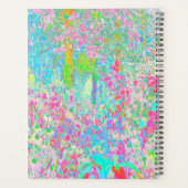 私のRubio Gardenでアクアとホットピンクの日の出 プランナー手帳 (裏面)