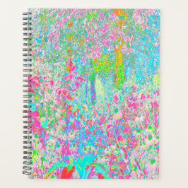 私のRubio Gardenでアクアとホットピンクの日の出 プランナー手帳