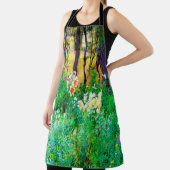 私のRubio Gardenでツリーリリーと明るい日の出 エプロン (インサイチュ)