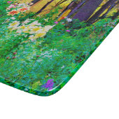 私のRubio Gardenでツリーリリーと明るい日の出 カッティングボード (角)