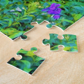 私のRubio Gardenでツリーリリーと明るい日の出 ジグソーパズル (側面)