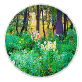 私のRubio Gardenでツリーリリーと明るい日の出 セラミックノブ (正面)