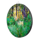 私のRubio Gardenでツリーリリーと明るい日の出 ダーツボード (正面右)