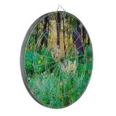 私のRubio Gardenでツリーリリーと明るい日の出 ダーツボード (正面左)