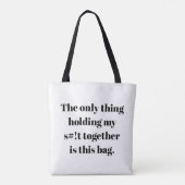 私のs#!tを一緒に持つのはこのバッグ トートバッグ (裏面)
