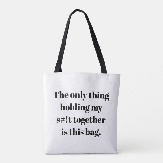 私のs#!tを一緒に持つのはこのバッグ トートバッグ (裏面)