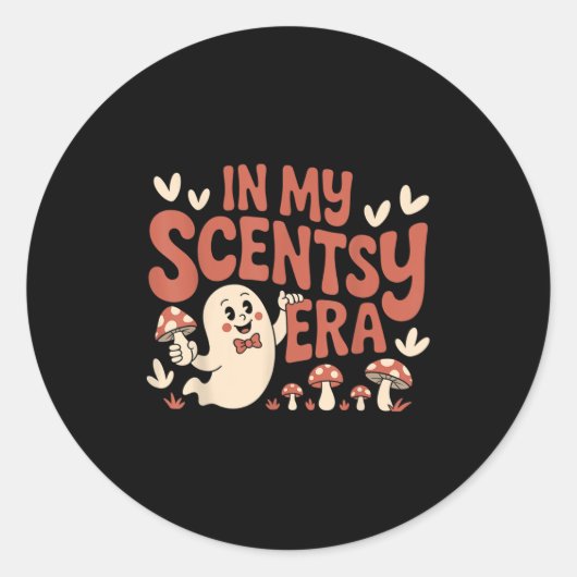 私のScentsy時代でScentsyおもしろいママ母の日Re ラウンドシール (正面)