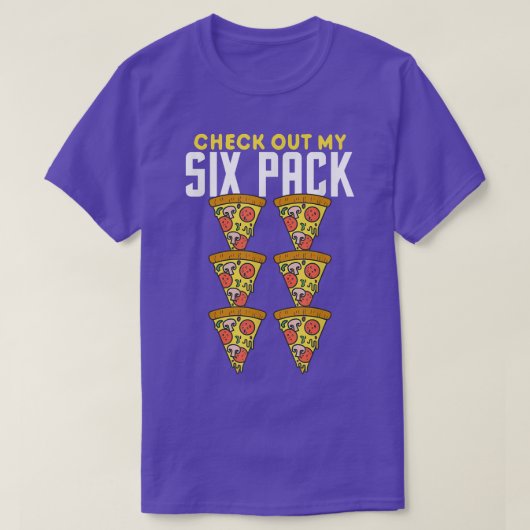 私のSi Pack Pizza面白いジムをチェックしてみて Tシャツ (デザイン正面)