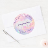 私のSmall Business Culteをサポートしてくれてありがとう ラウンドシール (封筒)