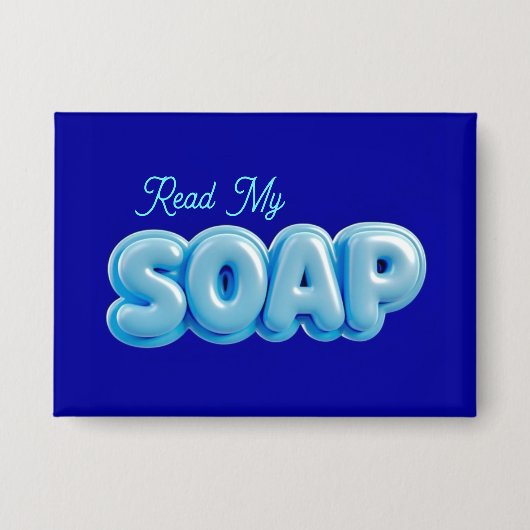 "私のSOAPを読んで"ボタン 缶バッジ (正面)