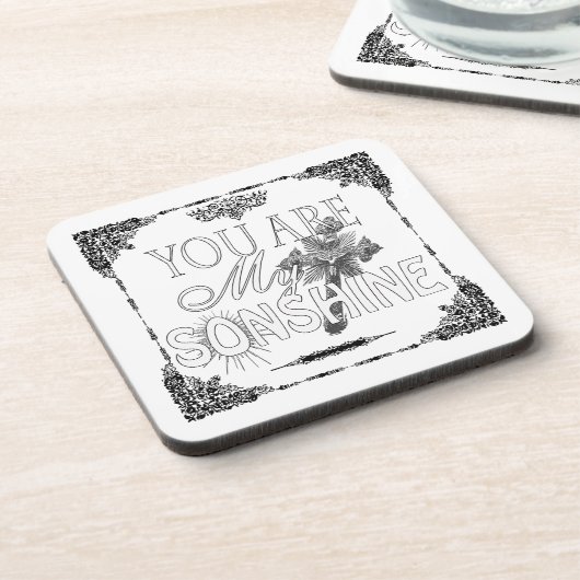 私のSonshineのコルクのコースターです コースター (左側)