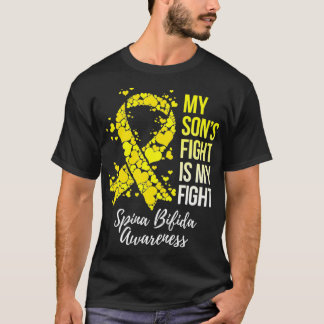 私のSonu2019s戦いは私の戦いSpina Bifida Awaren Tシャツ