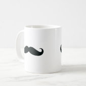 私のStacheの誇りを持った….髭 コーヒーマグカップ (正面左)