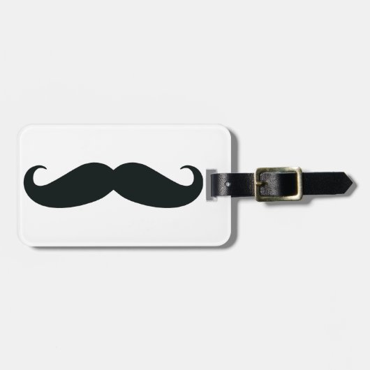 私のStacheの誇りを持った….髭 ラゲッジタグ (正面横)