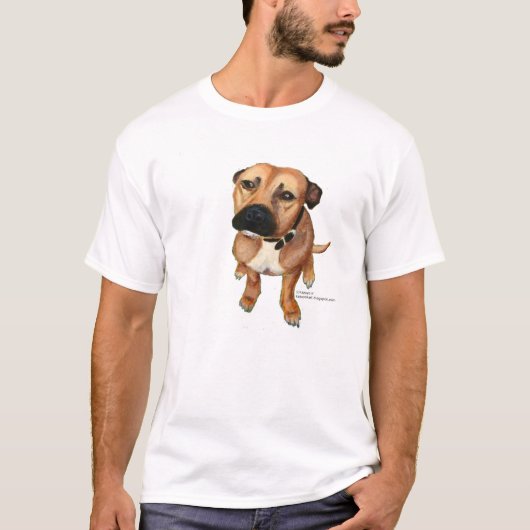 私のStaffy Tシャツ (正面)