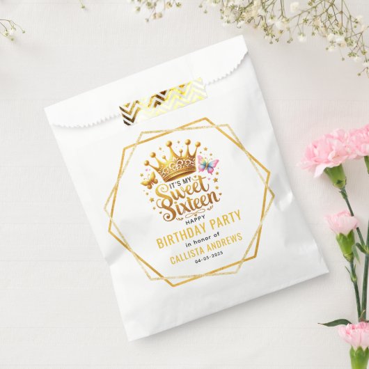 私のsweet sixteen16歳の誕生日 フェイバーバッグ (封をした状態)