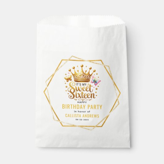 私のsweet sixteen16歳の誕生日 フェイバーバッグ (正面)