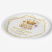 私のsweet sixteen16歳の誕生日 ペーパープレート (アングル)