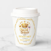 私のsweet sixteen16歳の誕生日 紙コップ (正面)