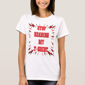 私のTシャツを読まないで Tシャツ