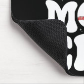 私のTボールママ時代Groovyおもしろいティーボールママ母 マウスパッド (コーナー)