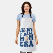 私のTボール母の時代Tボール母の日 エプロン (着用した状態)