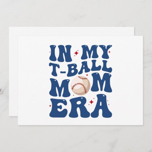 私のTボール母の時代Tボール母の日 シーズンカード (正面/裏面)