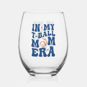 私のTボール母の時代Tボール母の日 ステムなしワイングラス (裏面)