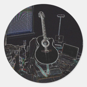 私のTakamine (ステッカー大きい) ラウンドシール