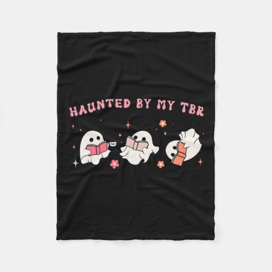 私のTbrブグルービーかわいい幽霊面白いハロウィーンを見る フリースブランケット (正面)