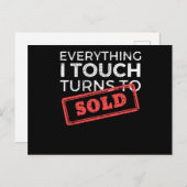 私のTouchが売った不動産実在に変わる ポストカード (正面/裏面)