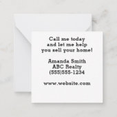 私のTouchが売り物に ノートカード (裏面)