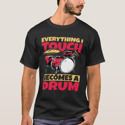 私のTouchはドラムになる Tシャツ (正面)