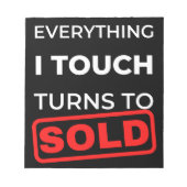 私のTouchは全て売れる ノートパッド (正面)