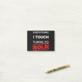 私のTouchは全て売れる ポストイット (デスク上)
