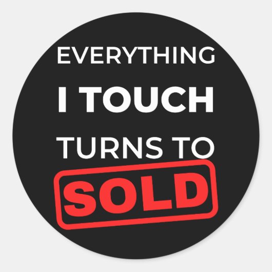 私のTouchは全て売れる ラウンドシール (正面)