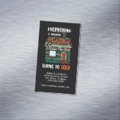 私のTouchは全て売却実在財産 マグネット名刺 (インサイチュ)