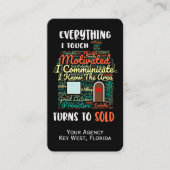 私のTouchは全て売却実在財産 名刺 (正面)